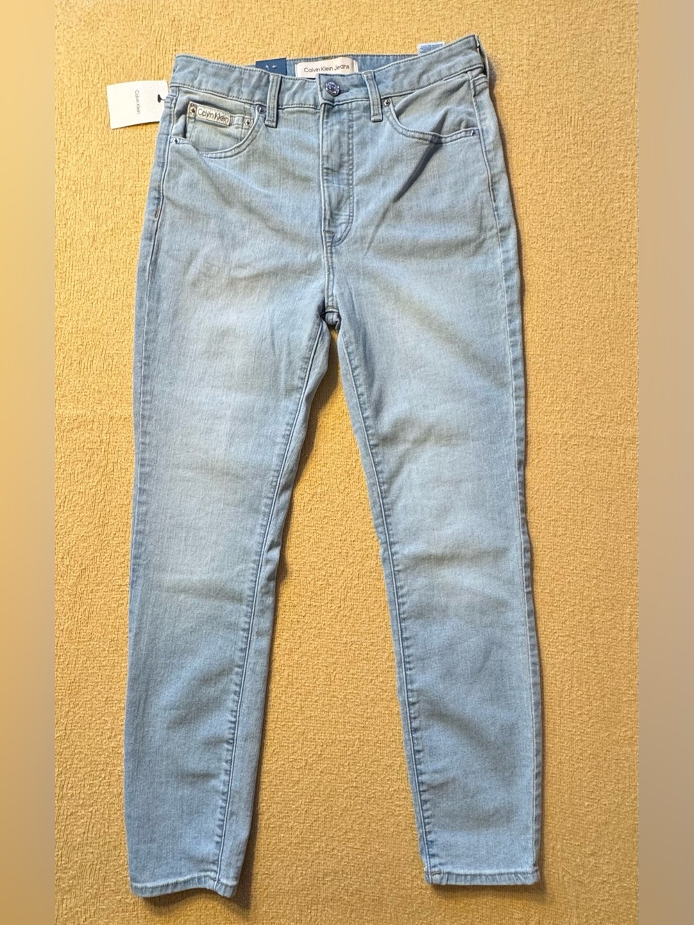 Calvin Klein Pale Blue Skinny Jeans